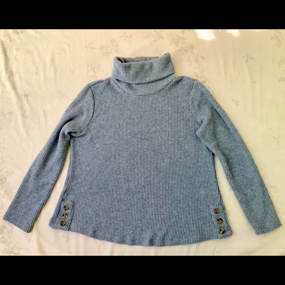 Croft & Barrow Super-Soft Turtleneck Waffle-knit